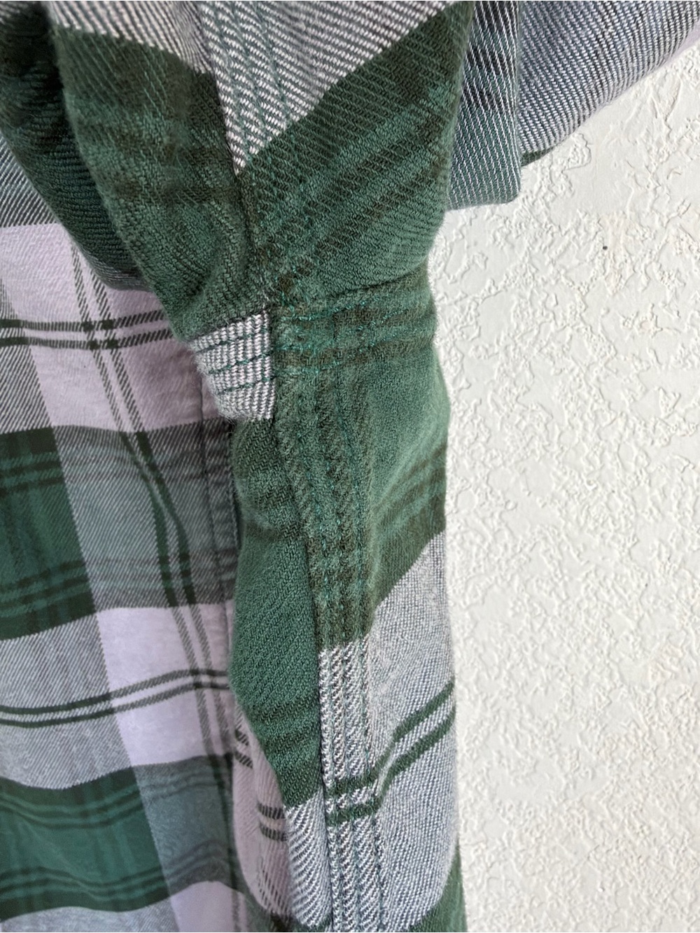Carhartt Hamilton Flannel Shirt II XL 16/18 Green Gray Plaid Relaxed Fit Cotton - Picture 14 of 16